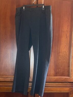 J. Jill Straight Leg Dress Pants in Charcoal Gray